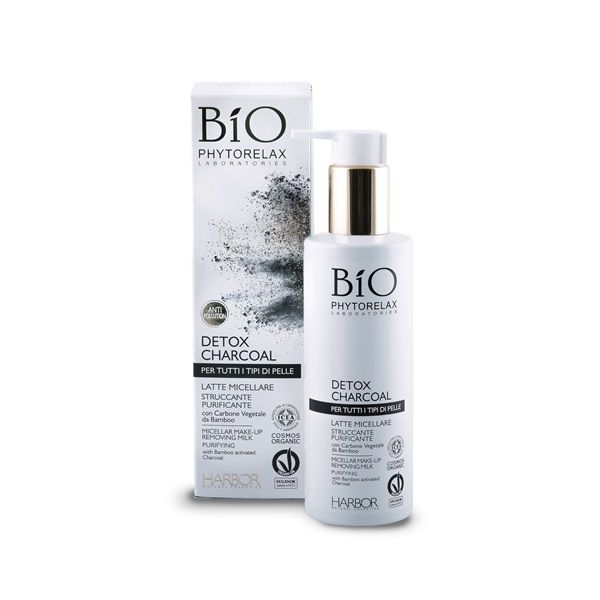 Очищающее мицеллярное молочко для снятия макияжа BIO DETOX CHARCOAL SOS Phytorelax