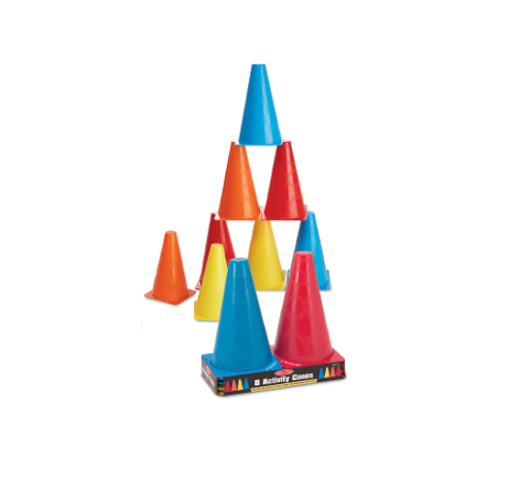 Набор пластиковых конусов для активных игр Melissa & Doug/1