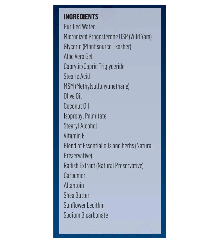 Bioidentical Progesterone - Біоідентичний прогестерон 2,5% крем 25 мг-порція BIOLabs PRO,/1