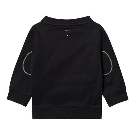 Crewneck Sweater Nearly Black Gray Label, /1