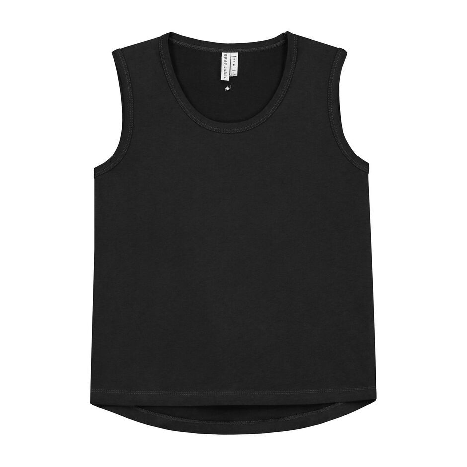 Tank Top Black Gray Label, 