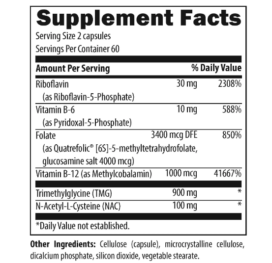 Homocysteine Supreme - Поддержка здорового уровня гомоцистеина Designs for Health/1