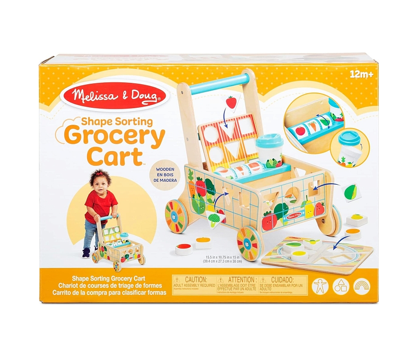 Деревянная продуктовая развивающая тележка Melissa&Doug/2