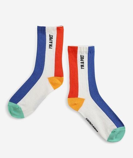 Colors Stripes long socks, Bobo Choses/1