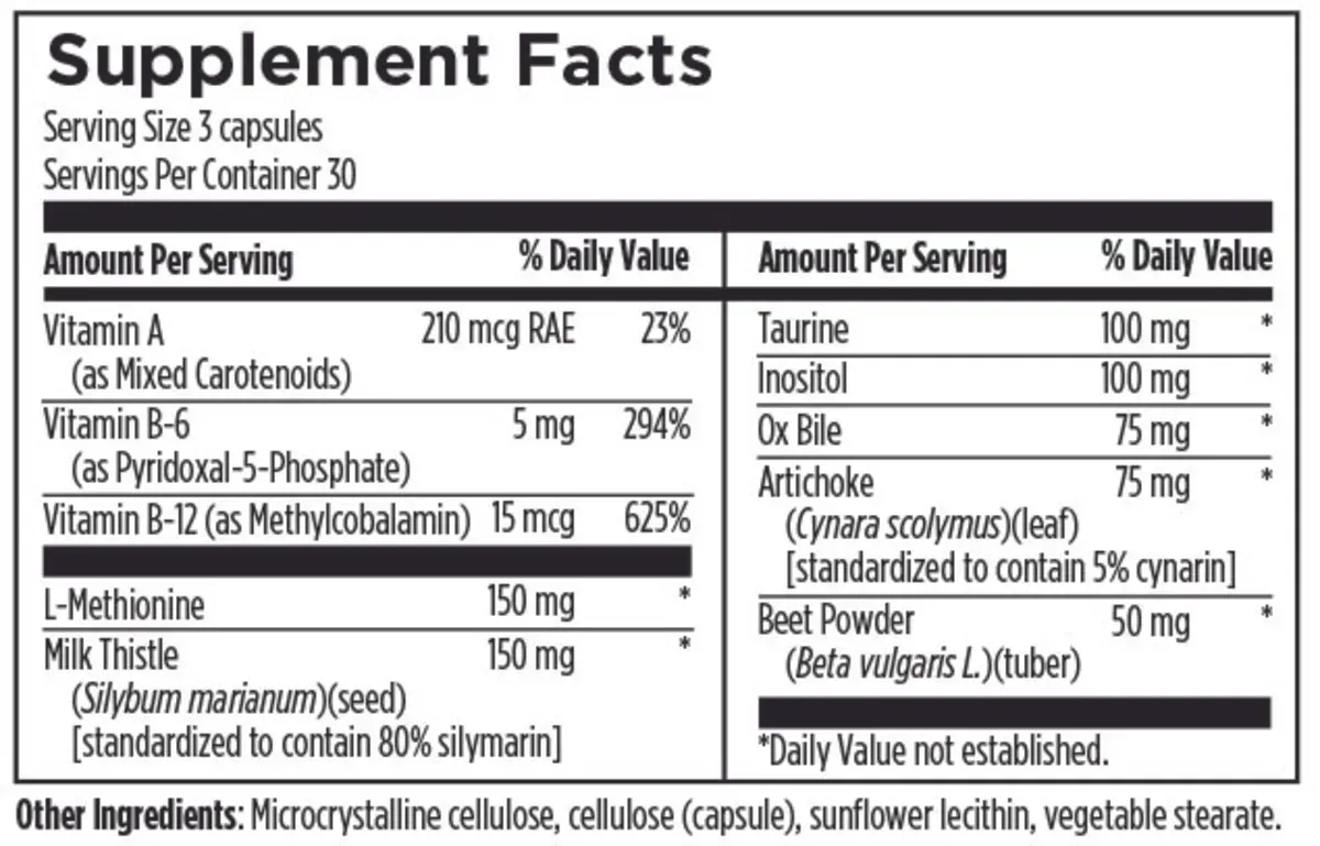 LV-GB Complex / Поддержка оттока желчи и детокса Designs for Health/1