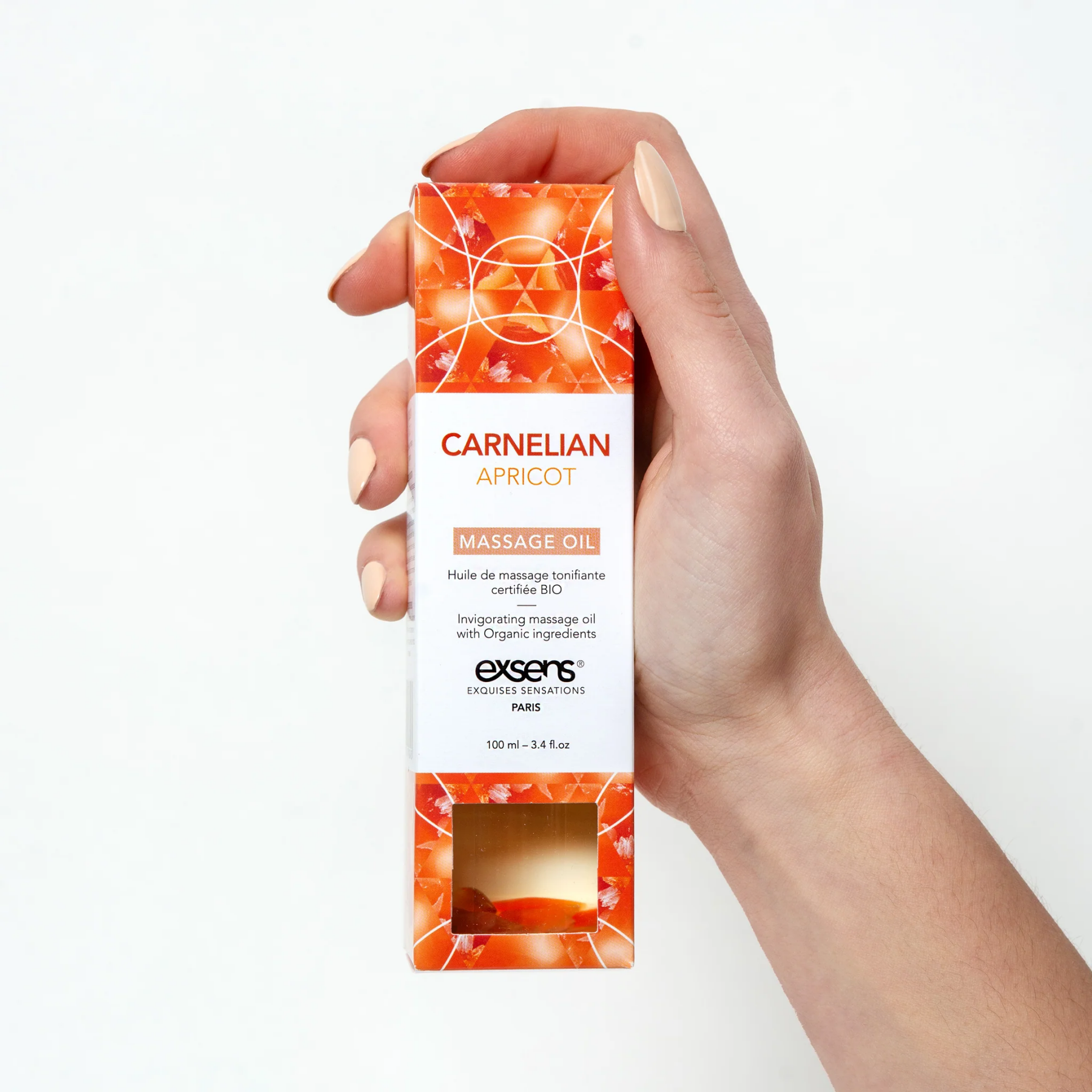 Массажное масло EXSENS Carnelian Apricot (бодрящая с сердоликом)/2