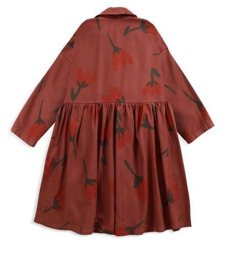 Big Flowers woven buttoned dress, Bobo Choses/1