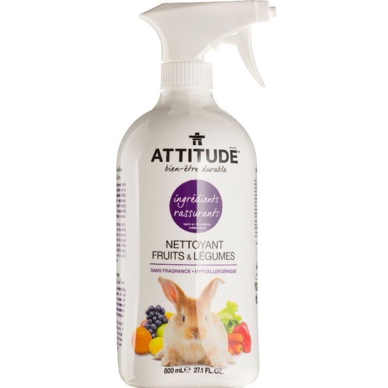 Засіб для миття фруктів і овочів Attitude /
