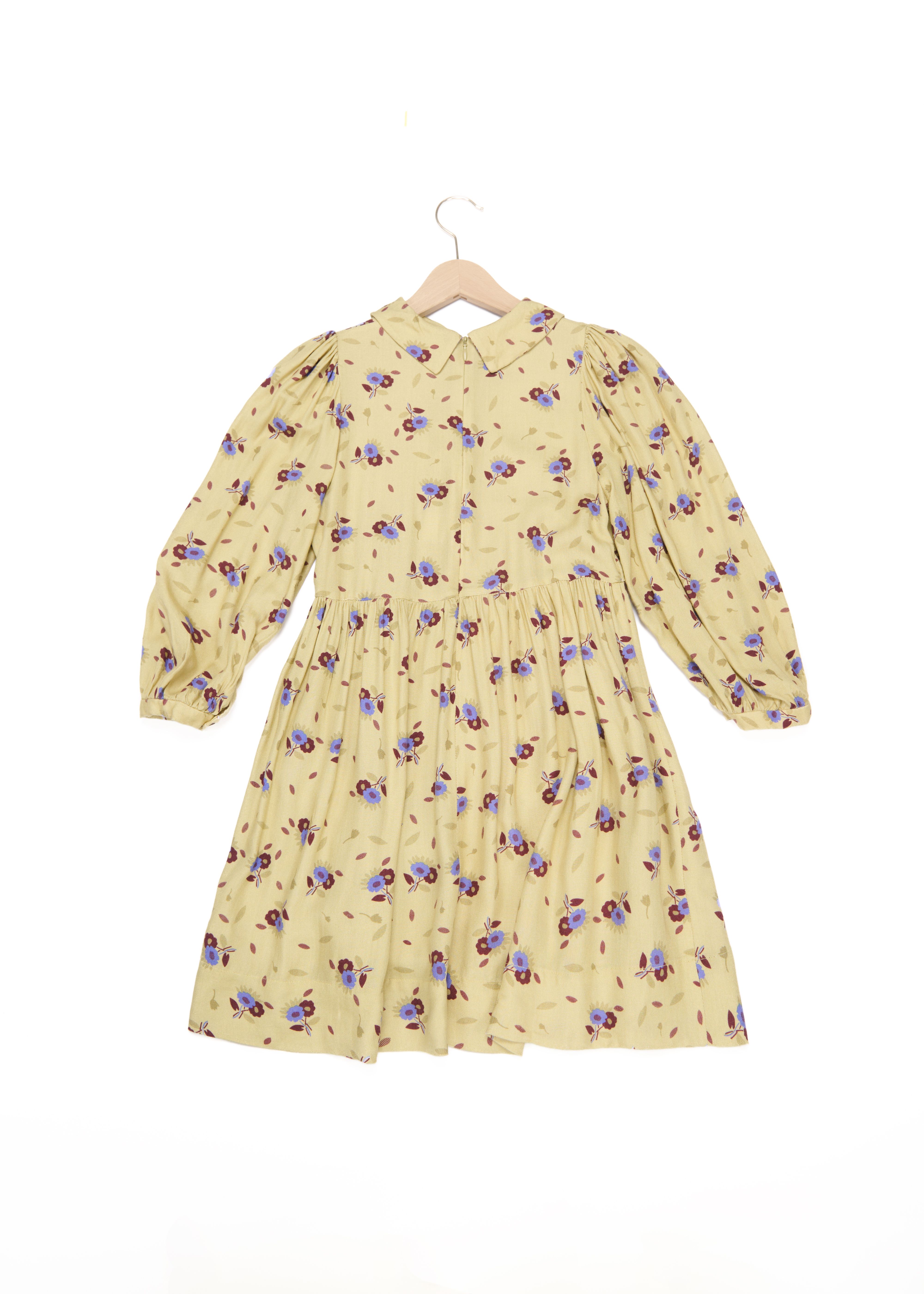 Ткана сукня в принт жовтого чортополоху  Caramel,/1