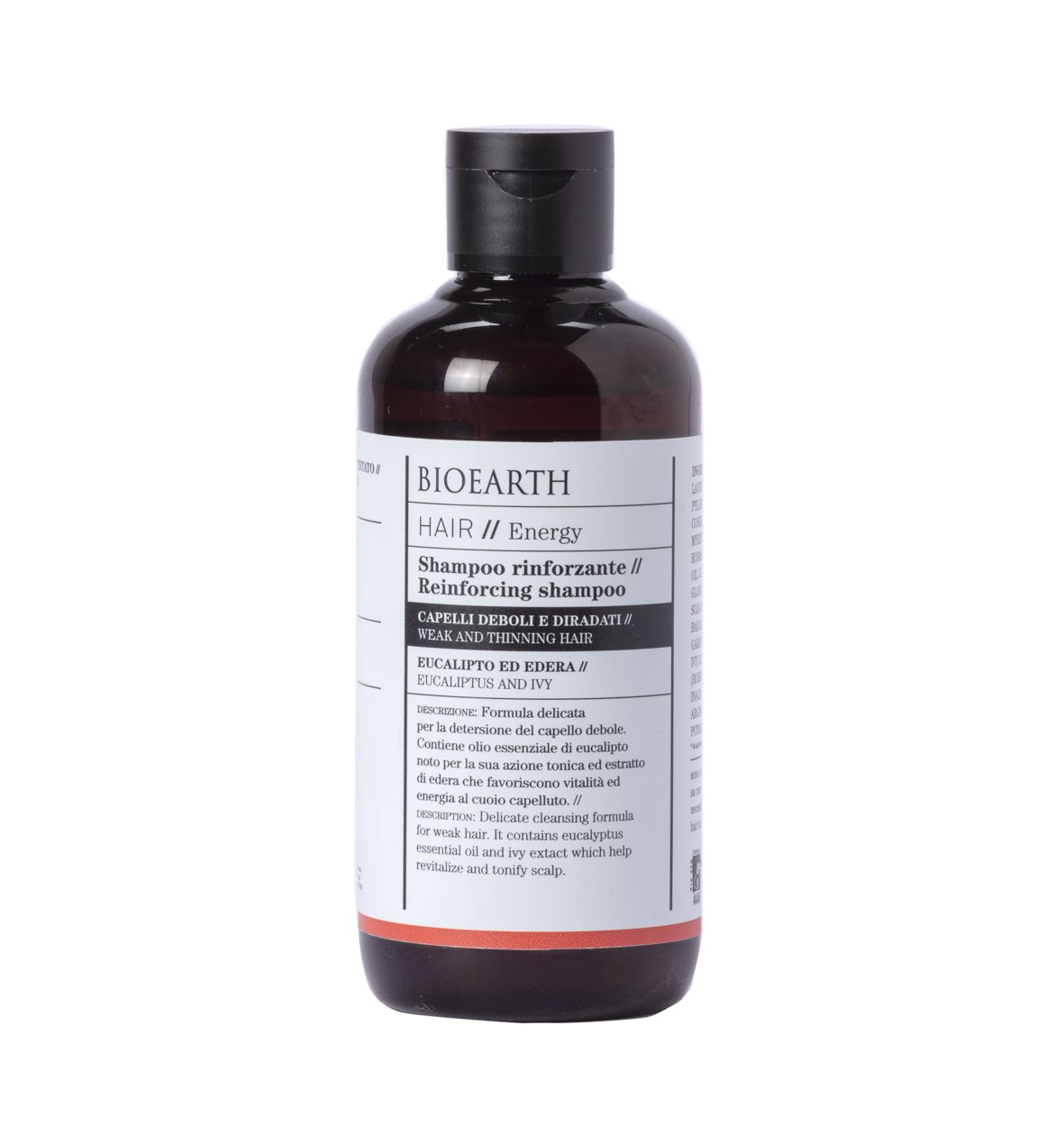 Hair 2.0 Reinforcing Shampoo //Weak And Thinning Hair Шампунь тонізуючий для слабкого та витонченого волосся Bioearth, 