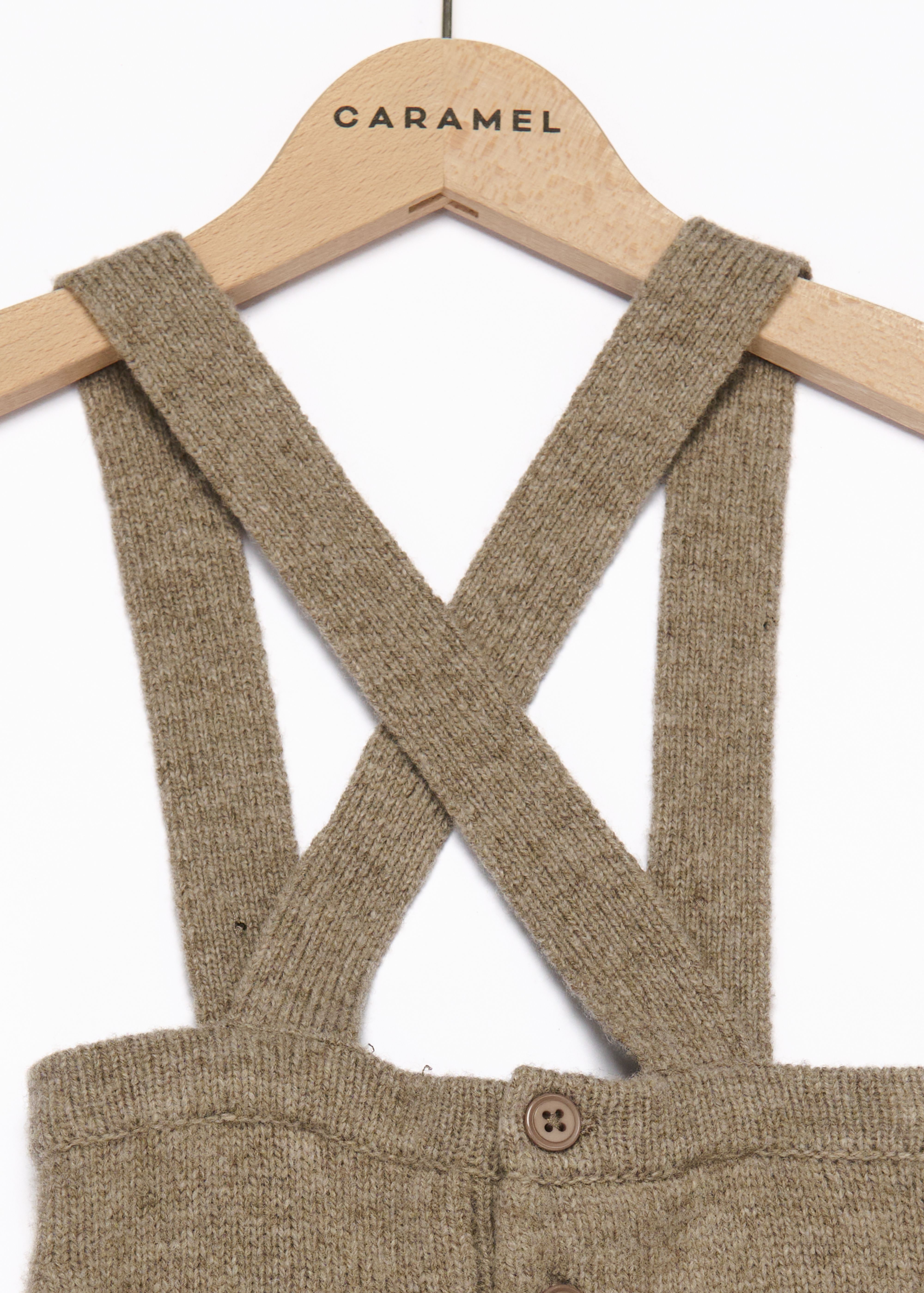 Трикотажні повзунки для немовлят Голубиний Caramel,/2