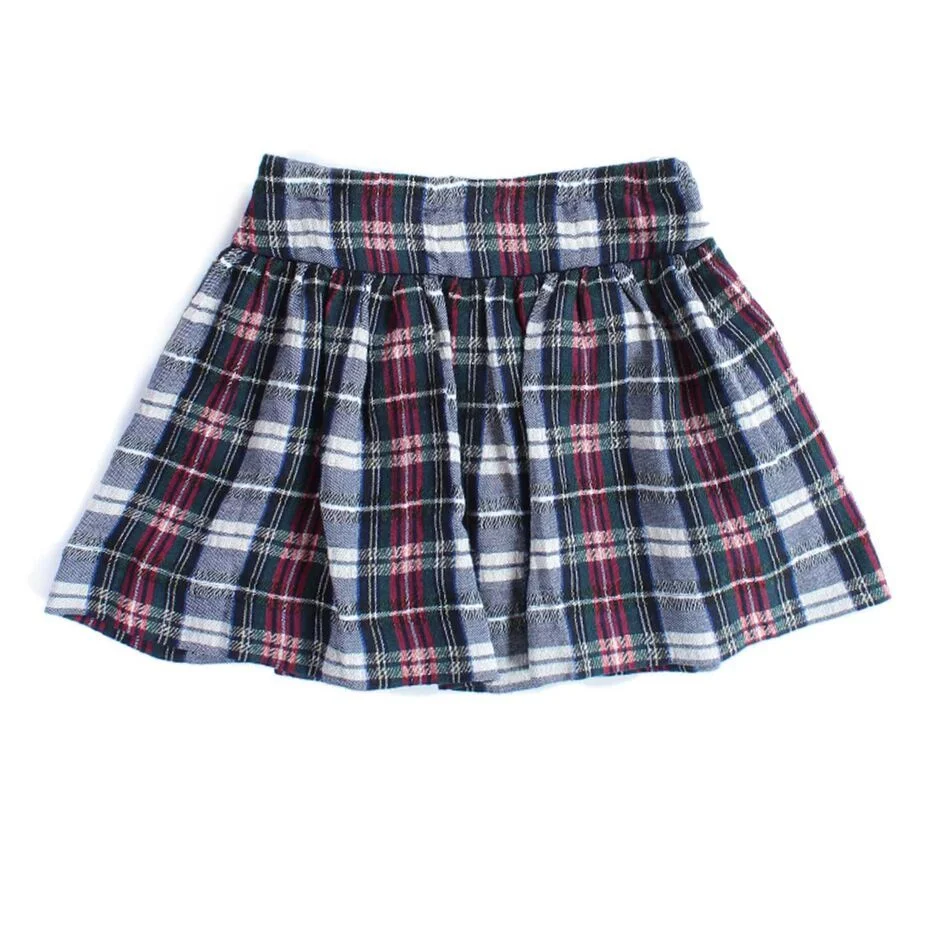 Bellerose Cinley skirt - white / khaki stripe