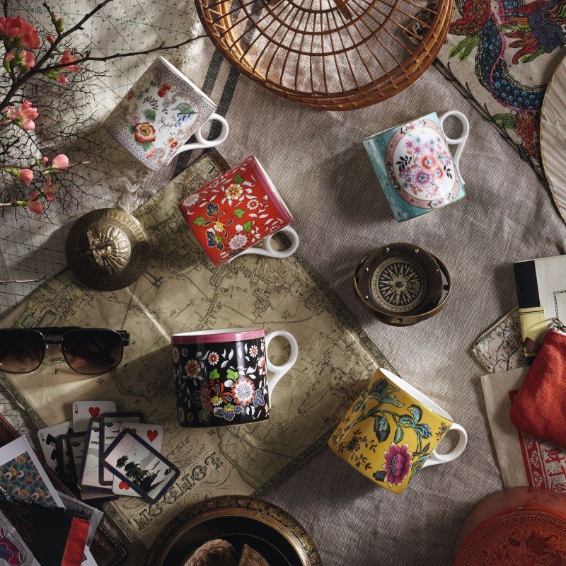 Чашка с блюдцем "Crimson Jewel" Wonderlust, Wedgwood/1