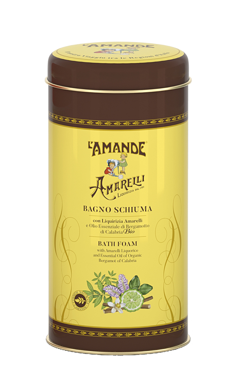 Гель для душа и ванны КАЛАБРИЯ с Лакрицей и Бергамотом в подарочном металлическом футляре L`Amande,