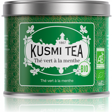 Чай зеленый Мята органическая Kusmi Tea, 