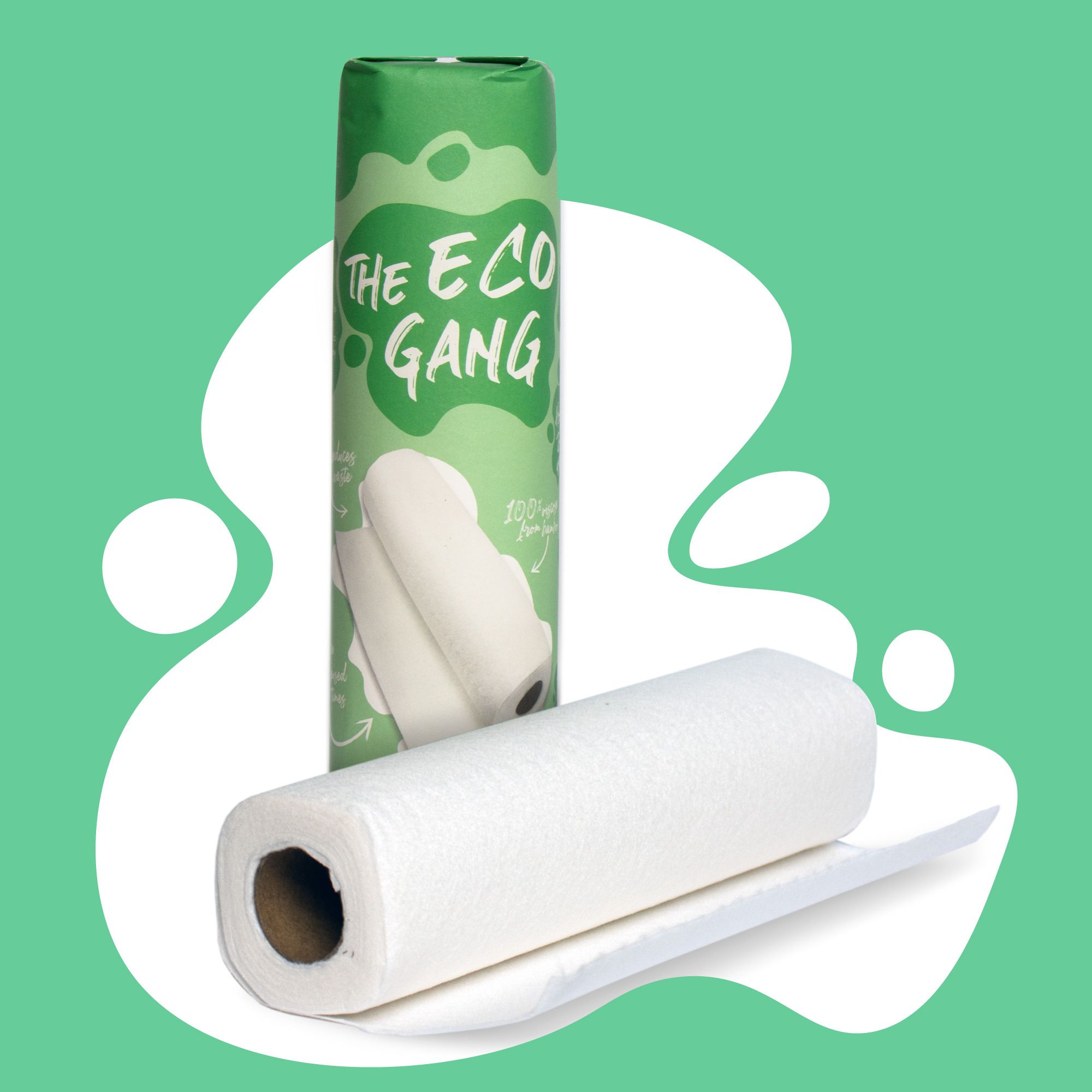 Полотенца для поверхностей многоразовые натуральные бамбуковые, The Eco Gang