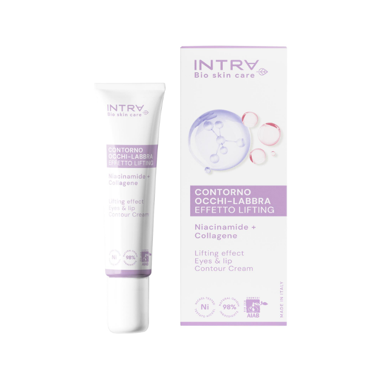 Крем-контур с лифтинговым эффектом для глаз и губ НИАЦИНАМИД+КОЛЛАГЕН INTRA