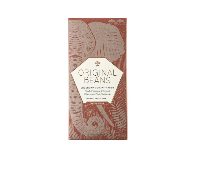 Шоколад чорний Удзунгва Парк Танзанія органічний, Original Beans