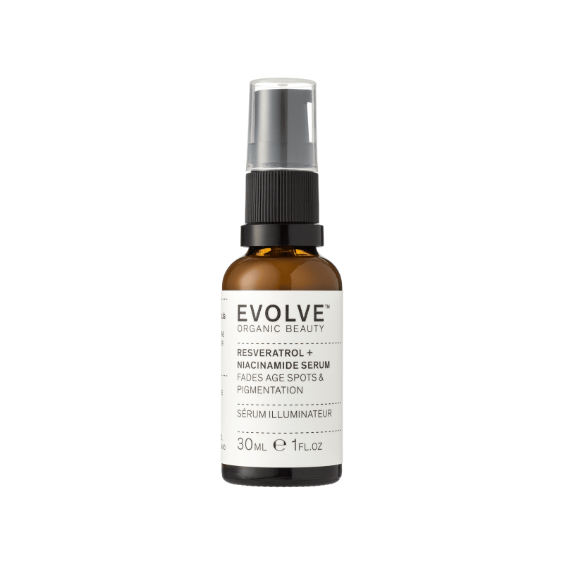 Сыворотка для лица с ресвератролом и ниацинамидом Evolve Organic Beauty, 