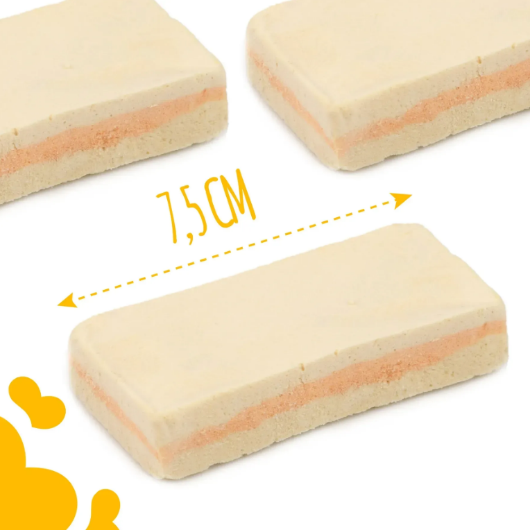 Ласощі для собак від 3-х місяців Freeze dried CHEESECAKE WITH APPLE, CRANBERRIES AND MANGO чізкейк з яблуком, журавлиною та манго Mavsy/3