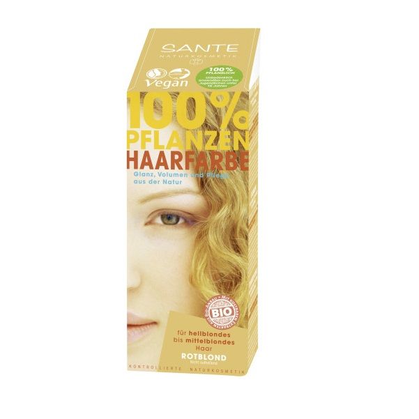 БІО-Фарба-порошок для волосся рослинна Полуничний Блонд/Strawberry Blonde