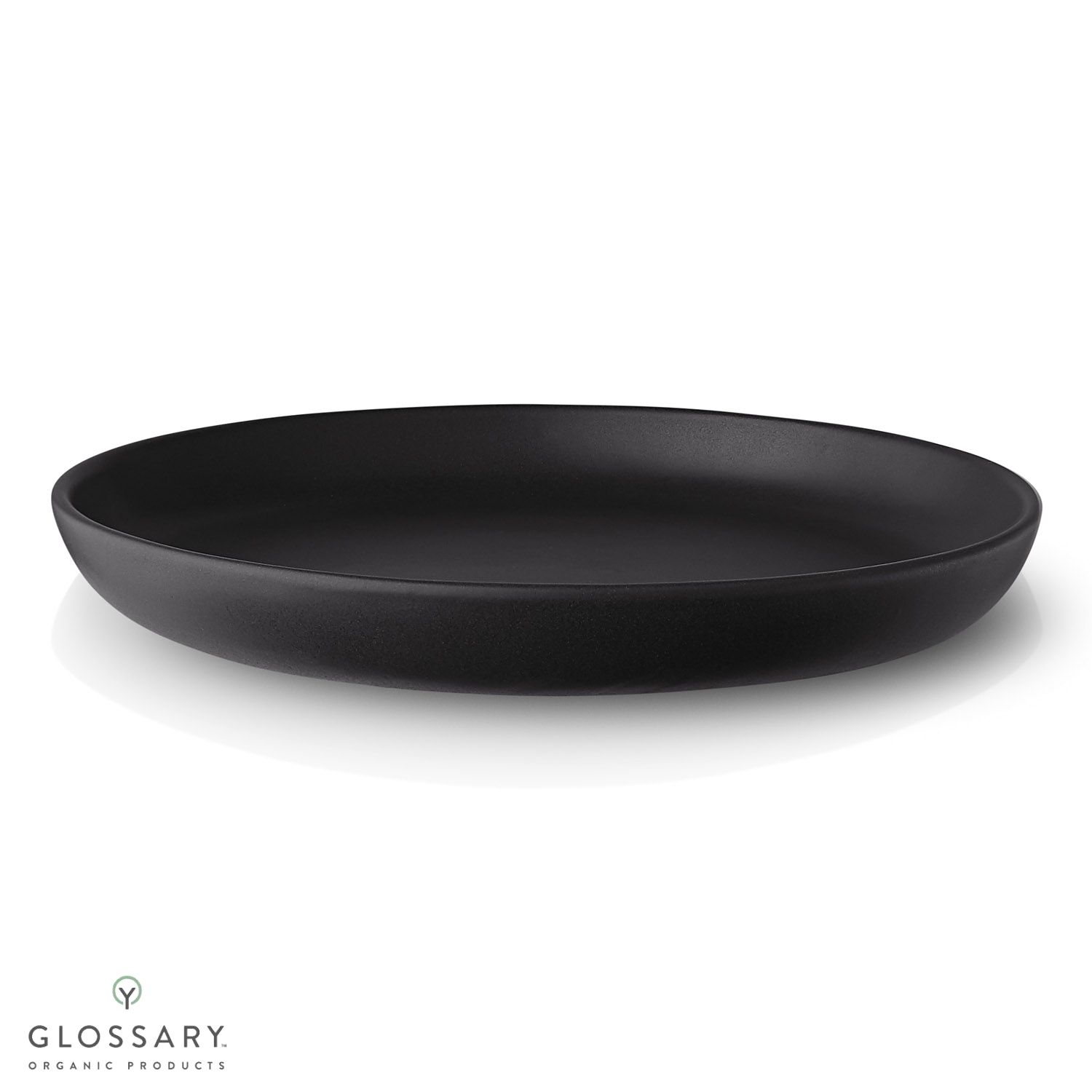 Тарелка черная керамическая 25 см Nordic Kitchen