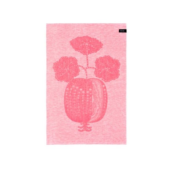 Полотенце кухонное розовое, Iittala