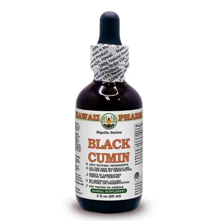 Black Cumin / Чорний кмин органік без спирту Hawaii Pharm