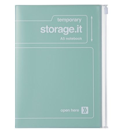 Блокнот A5 м'ятного кольору Storage.It Mark's, 