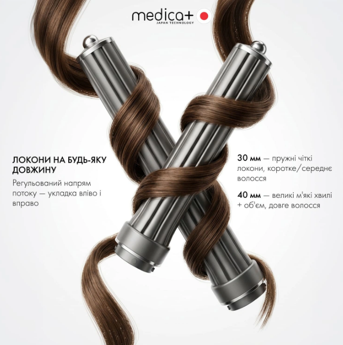 Фен-стайлер для волос MEDICA+ AIR-ZEN 7.0/7