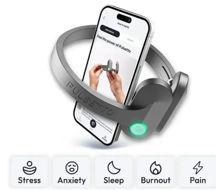 Стимулятор блукаючого нерва, реабілітаційний аксесуар Pulsetto FIT/2