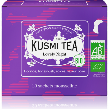 Органічний трав'яний чай Чудова Ніч пакет Kusmi Tea, 