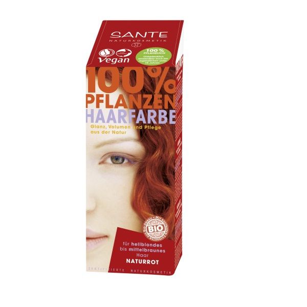 Био-краска-порошок для волос растительная Натуральный красний/Natural Red