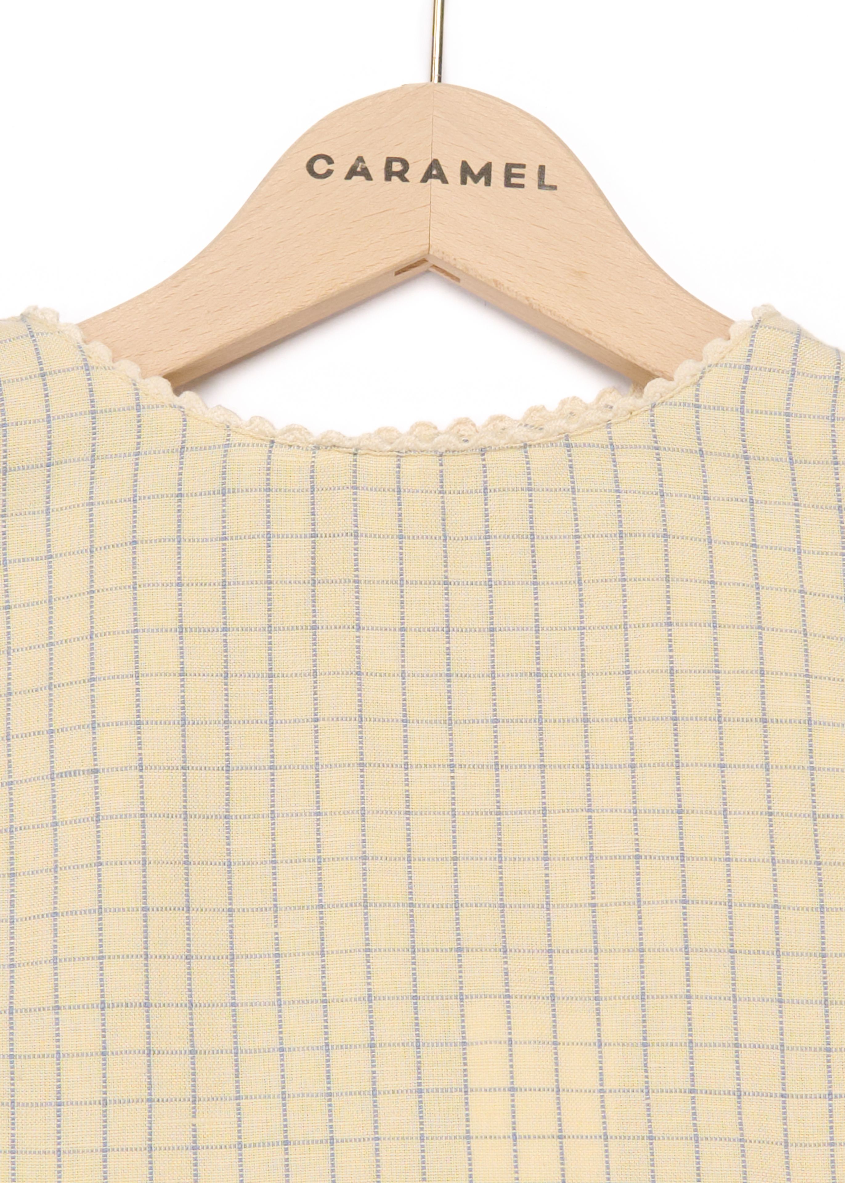 Тканий топ Рустик Caramel,/1