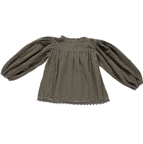 Matilda blouse Coffee natural dye Bebe Organic, /1