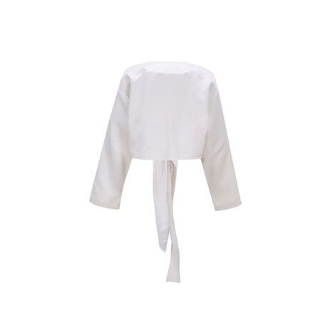 FRON WRAP BLOUSE WHITE, Le 17 Septembre/1