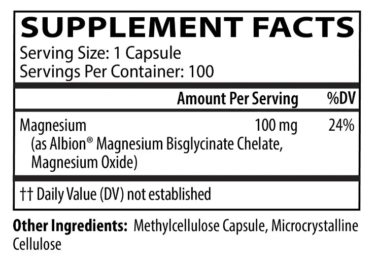 Magnesium Glycinate Complex / Магний глицинат комплекс Neurobiologix/1