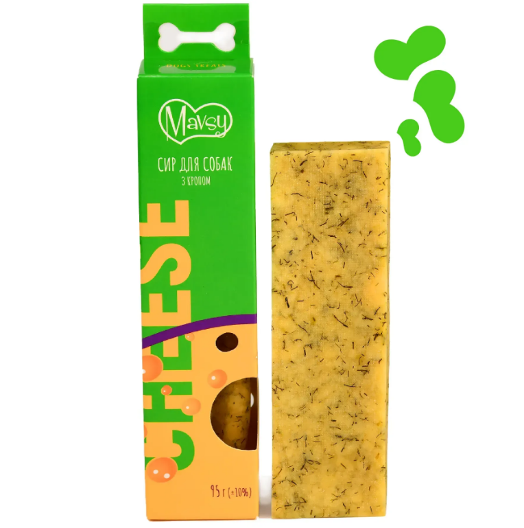 Жувальна паличка для собак CHEESE STICK з сиром та кропом Mavsy