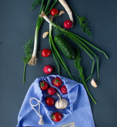 Мешочек для хранения чеснока и лука , цвета в ассортименте Goodleks/3