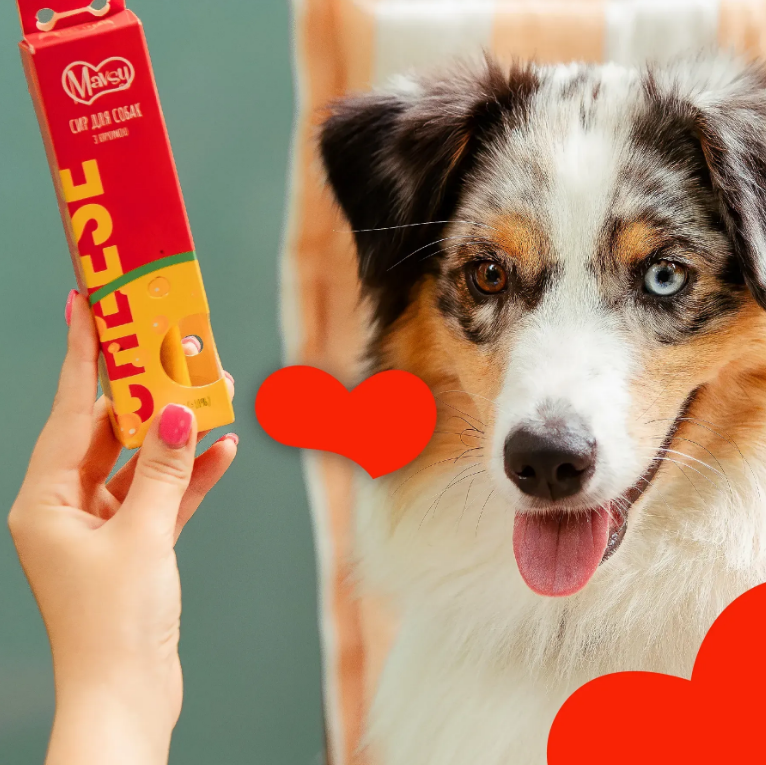 Жувальна паличка для собак CHEESE STICK з сиром та куркумою Mavsy/2
