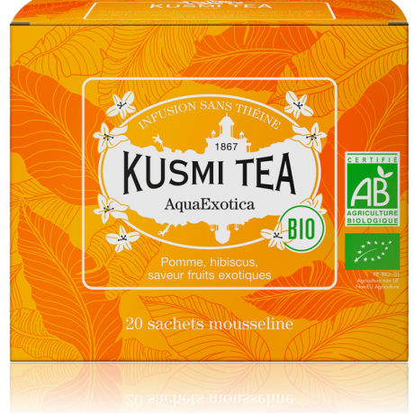 Органічний трав'яний чай АкваЕкзотика пакет Kusmi Tea, 