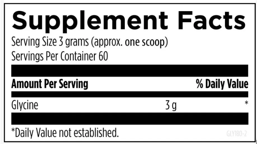 Glycine / Глицин порошок Designs for Health/1