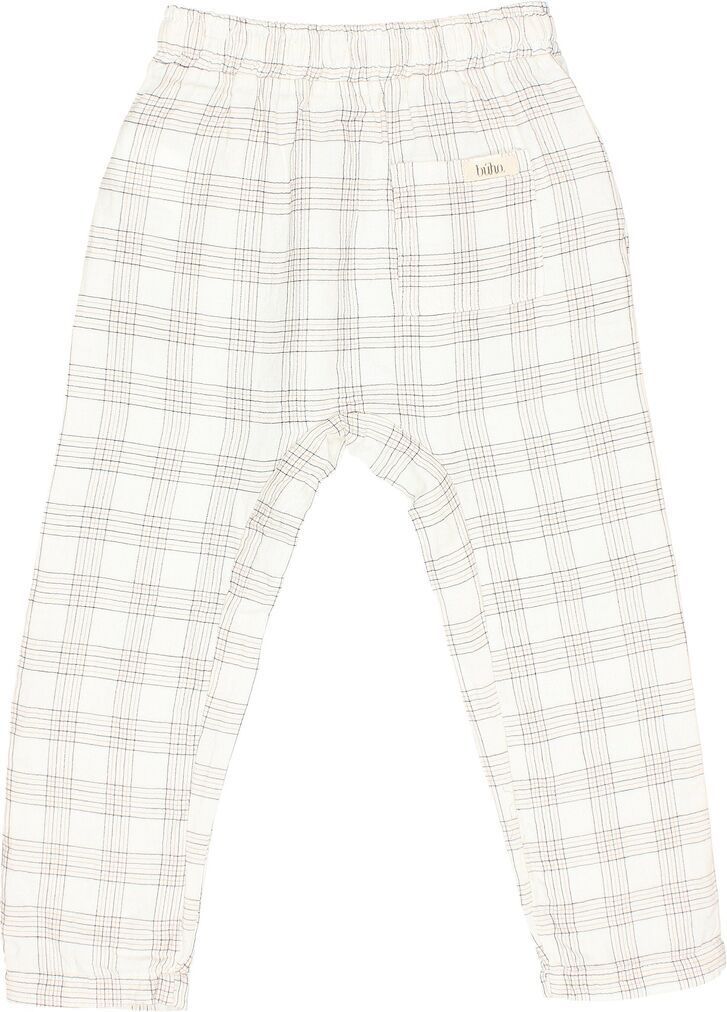 CHECK SAROUEL PANT, Buho/1