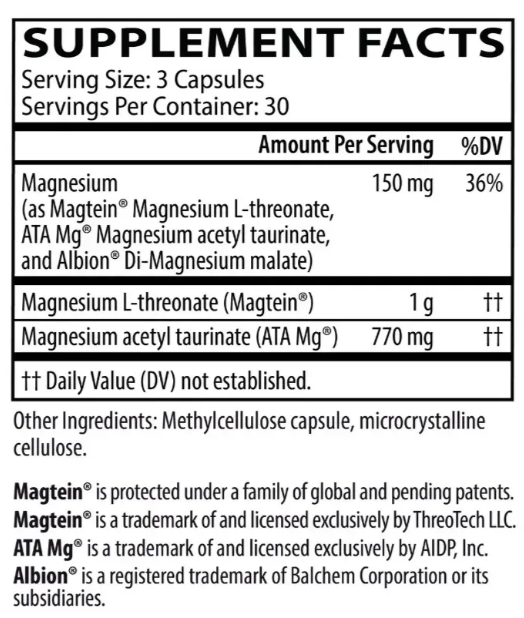 MindMag Ultra / Комплекс магнію для мозку та тіла Neurobiologix /1