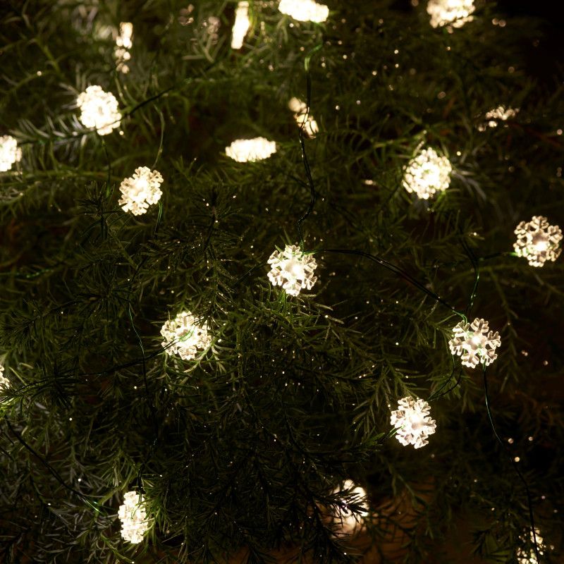 Гирлянда Снежинки Нэнн на 40 LED лампочек с таймером, Sirius/1