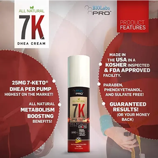 BIOLabs PRO Cream 7K DHEA - ДГЕА Біоідентичний крем 25 мг BIOLabs PRO,,/1