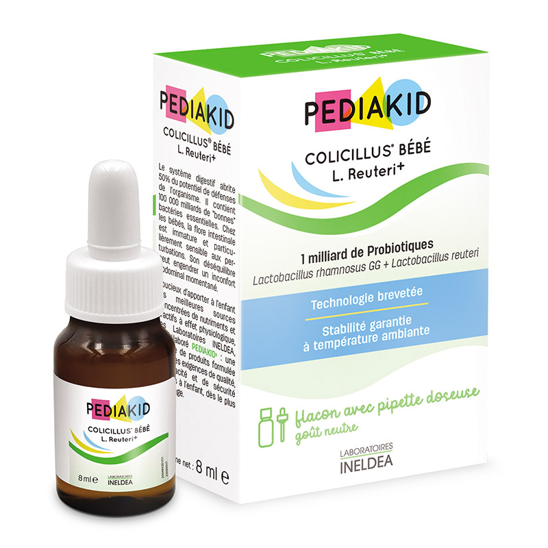 Краплі проти кольок Pediakid Коліцилус Бебі для дітей від народження / COLICILLUS BEBE L. Reuteri + - Пробіотики Pediakid, 