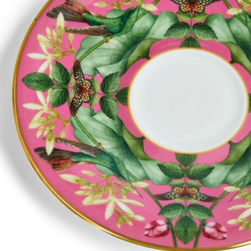 Чашка с блюдцем Розовый Лотос "Pink Lotus" Wonderlust Teaware, Wedgwood/3