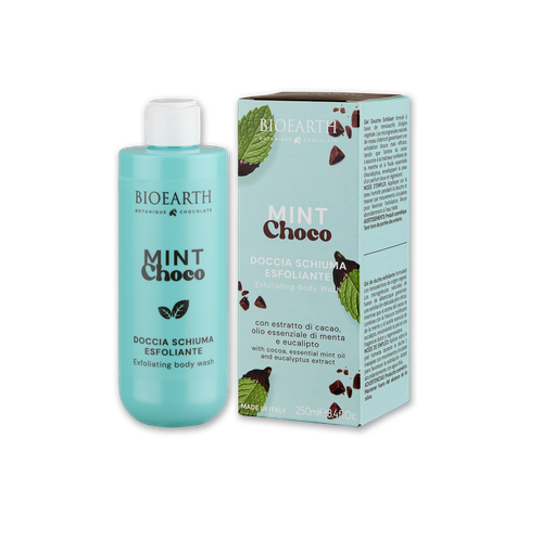  Botanique Chocolate Mint Choco Exfoliating Shower Gel/Гель д/душу відлущуючий М'ята та шоколад Bioearth, 