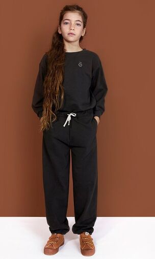 Track Pants Nearly Black Gray Label, /2